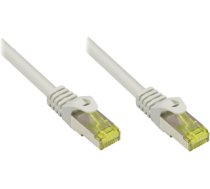 Good Connections Patch cable CAT7 raw cable S/FTP 0.15m grey 500MHz  (8070R-002)