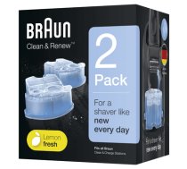 BRAUN 3-in-1 ShaverCare cleaning cartridges 2-pack  (176677)