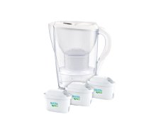 Ūdens filtra krūze BRITA Marella Cool White, 2,4 l + 3 ūdens filtri BRITA Maxtra+