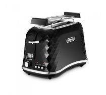 DeLonghi Brillante CTJ 2103.W tosteris, 900 W - melns