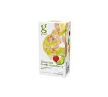 Zaļā tēja g’tea! Green Tea & Wild Strawberry, 20 gab.