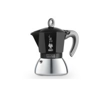 Espresso kafijas kanna Bialetti Moka Induction Black 4 cups
