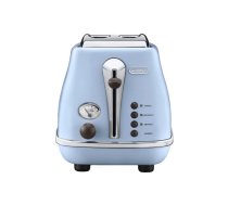 DeLonghi Icona Vintage CTOV2103.AZ tosteris, 900 W - gaiši zils