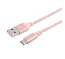 ![CDATA[Data cable, USB to Type-C, made with Kevlar, 3A, 1m rose gold Tellur TLL155281 (T-MLX38495) | MBX_T-MLX38495  | 5949087922865]]
