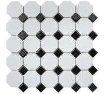 ![CDATA[Mozaika Octogon White mat 29.5 29.5 Intermatex Spānija 8436550784930 (657086) | CTK_657086  | 8436550784930]]