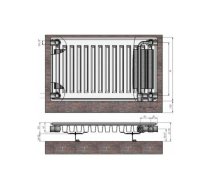 ![CDATA[Radiators 11x400x500 Ventil Compact Termolux (9114005) | AKV_9114005  | 8698284008199]]