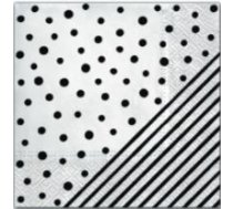 ![CDATA[SALVETES 33X33CM DOTS AND STRIPES, Paw Decor Collection (PL11SDL121000) | ARK_PL11SDL121000  | 5906360398847]]