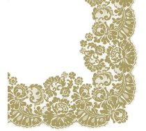 ![CDATA[SALVETES 33X33CM GOLD, Paw Decor Collection LACY FRAME (PL11TL702609) | ARK_PL11TL702609  | 5906360897906]]