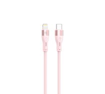 ![CDATA[Silicone Type-C to Lightning Cable PD30W 1m Pink Tellur TLL155551 (T-MLX49823) | MBX_T-MLX49823  | 5949120004039]]