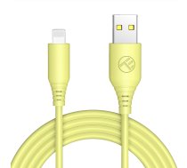 ![CDATA[Silicone USB to Lightning Cable 3A 1m Yellow Tellur TLL155397 (T-MLX46884) | MBX_T-MLX46884  | 5949120003452]]