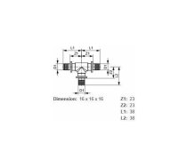 ![CDATA[Trejgabals 16x16x16mm flex Tece (296506) | AKV_296506  | 4027255052673]]