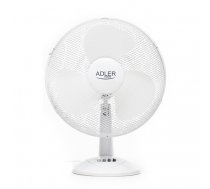 Adler   AD 7304 Desk Fan, Number of speeds 3, 45 W, Oscillation, Diameter 40 cm, White | AD 7304  | 5908256830783