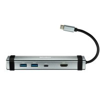 CANYON hub DS-3 4in1 USB-C Space Grey | CNS-TDS03DG | 5291485004347