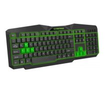 Esperanza EGK201G Green Spēļu klaviatūra ar apgaismojumu ENG | EGK201G  | 5901299938461