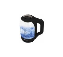 Esperanza EKK025K tējkanna 1.7L 1500W Korpuss no rūdīta stikla,Melna | EKK025K | 5901299949771