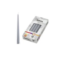 Galda svece 1gab. 245/24mm sudraba | 37356881 | 8717847134431