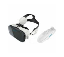 Garett Goggles VR4 + Controller Virtuālās Realitātes Brilles Smartfoniem 3.5 - 6 collam ar Pulti | GOGLE-V4-PILOT  | 5906395193639 | GOGLE-V4-PILOT