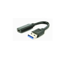 Gembird USB Male - USB Type C Female 0.1m Black | A-USB3-AMCF-01  | 8716309100670