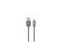 Gembird USB Type-C Male to USB Type-A 2m | CC-USB2S-AMCM-2M-BG  | 8716309107976