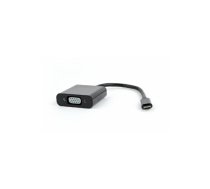 Gembird USB Type-C Male - VGA Female Full HD Black | AB-CM-VGAF-01  | 8716309100021