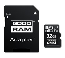 Goodram 32GB microSDHC class 10 UHS I + Adapter | M1AA-0320R12  | 5908267930144