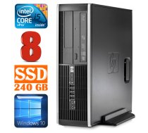 HP 8100 Elite SFF i5-650 8GB 240SSD DVD WIN10 | HP 8100 Elite SFF i5-650 8GB 240SSD DVD WIN10  | EAN411505291 | RW5291