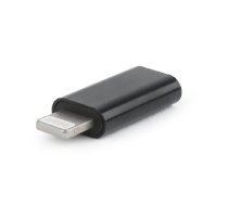 Gembird USB Type C Female - Apple Lightning Male Black | A-USB-CF8PM-01  | 8716309098793