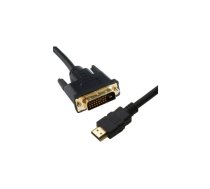 Kabelis Brackton DVI - HDMI 2K 60Hz 1m | DHD-SKB-0100.B | 4250923700631