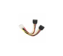 Kabelis Gembird 2 x SATA - Molex | CC-SATA-PSY-0.3M  | 8716309088060