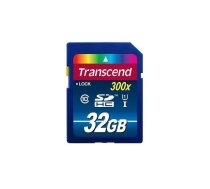 MEMORY SDHC 32GB UHS-I 300X/CLASS10 TS32GSDU1 TRANSCEND | TS32GSDU1  | 760557825012