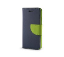 Mocco Smart Fancy Book Case Grāmatveida Maks Telefonam HTC U11 Zils / Zaļš | MC-FN-HTCU11-GR  | 4752168011355 | MC-FN-HTCU11-GR