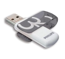 Philips USB 2.0 Flash Drive Vivid Edition (pelēka) 32GB | FM32FD05B  | 8712581484231