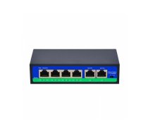 PoE switch 4ch 100Mbps +2G uplink | POE0420L  | 6939554111235