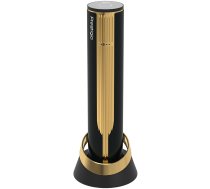 Prestigio Maggiore, smart wine opener, 100% automatic, opens up to 70 bottles without recharging, foil cutter included, premium design, 480mAh battery, Dimensions D 48*H228mm, black + gold color. | PWO104GD  | 8595248150195
