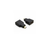 RoGer MHL Universāls Adapteris Micro HDMI -> HDMI Melns | MO-MICHD-HDMI-BK | 5901386778710