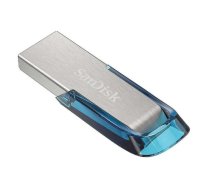 SanDisk Ultra Flair 64GB Blue/Silver | SDCZ73-064G-G46B | 619659163051