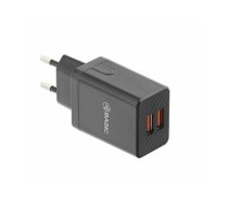 Tellur Basic Wall charger HC204 2xUSB, 2.4A, black | T-MLX42276  | 5949120000888