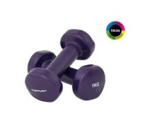 Tunturi vinila hanteles 1,0 kg, violeta, 2gb | 14TUSFU109 | 8717842018989