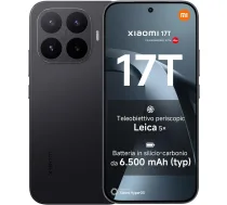 Viedtālrunis Xiaomi 17T 5G Dual SIM 12GB RAM 256GB Bez lādētāja Black EU | MZB0NOCEU | 6932554448417