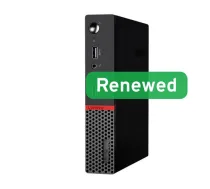 Lenovo Renewed Grade A ThinkCentre M715q Tiny Desktop PC, AMD Ryzen 5 2400GE, 8GB DDR4, 256GB SSD, AMD Radeon Vega 11, Windows 11 Pro | RLEtcm715q61Q3B2WA | 4770070885734