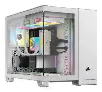 Corsair 2500X RGB Micro Tower White | CC-9011268-WW | 0840006674993 | WLONONWCROXT1