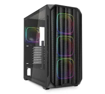 Sharkoon AK5M RGB Midi Tornis Melns | 4044951041671 | 4044951041671
