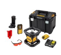 DCE074D1R-QW, Rotējošais lāzerlīmeņrādis DeWALT, 18V XR Li-Ion, 450m, IP54, 2-klase, RED