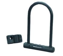 MasterLock U-veida velo atslēga ar turētāju – melna 200mm x 100mm