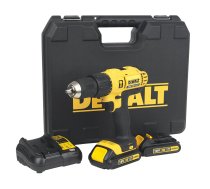 DCD776C2-QW, Akumulatora triecienurbjmašīna/skrūvgriezis DeWALT 18V XR Li-Ion, 42Nm, 2×1,3Ah