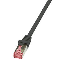 LogiLink CAT 6 S/FTP PIMF ielāpu vads, melns, 2 m (CQ2053S) 577721