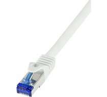 LogiLink tīkla kabelis LogiLink C6A071S Balts, 5 m Cat6a S/FTP (S-STP) 578626