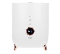 Adler AD 7972 Humidifier, 23 W, Water tank capacity 4 L, Suitable for rooms up to 35 m², Ultrasonic, Humidification capacity 150-300 ml/hr, White 581040