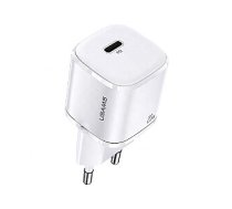 USAMS Ład. siec. 1xUSB-C T36 mini 20W (only head) PD3.0 Fast Charging biały|white CC124TC02 (US-CC124) 581300