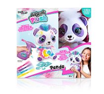 AIRBRUSH PLUSH Plīša DIY komplekts Panda ar aerogrāfu, 25 cm 586126